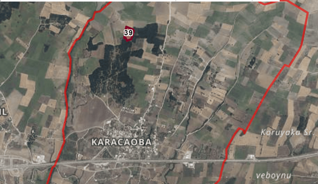 KARACAOBA ' da SATILIK, Yatırımlık Tarla